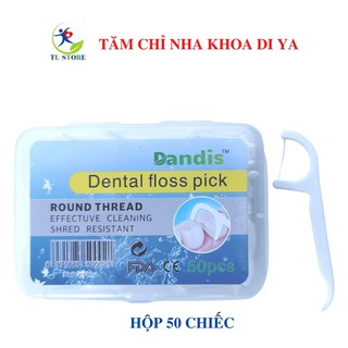 Tăm chỉ nha khoa dạng hộp 50 chiếc chính hãng Di ya