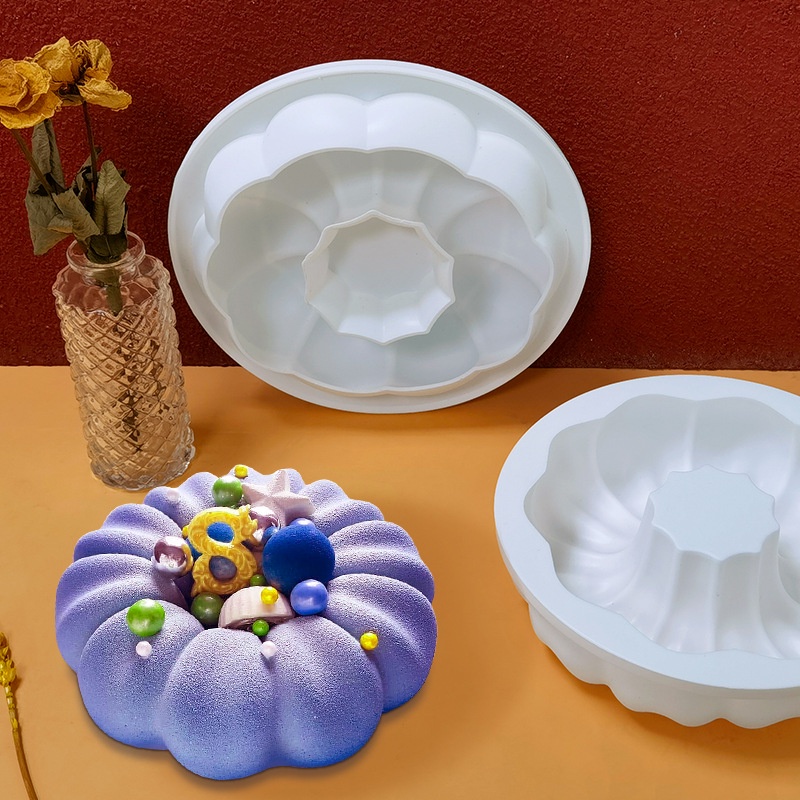 Khuôn silicone Tạo Hình Hoa Cúc Trang Trí Bánh DIY