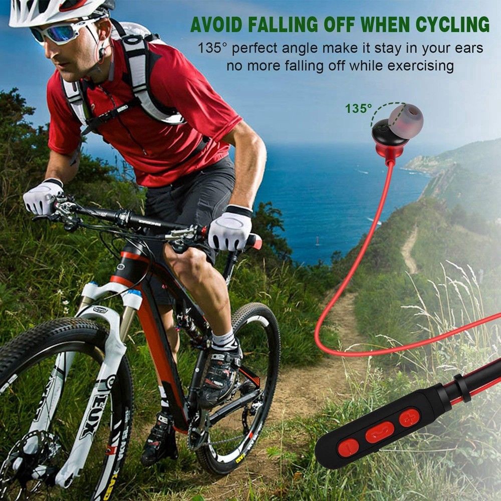 M8 do not dây Bluetooth Tai nghe Tai nghe Sport Stereo handfree Blutooth for Microphone cổ treo | BigBuy360 - bigbuy360.vn