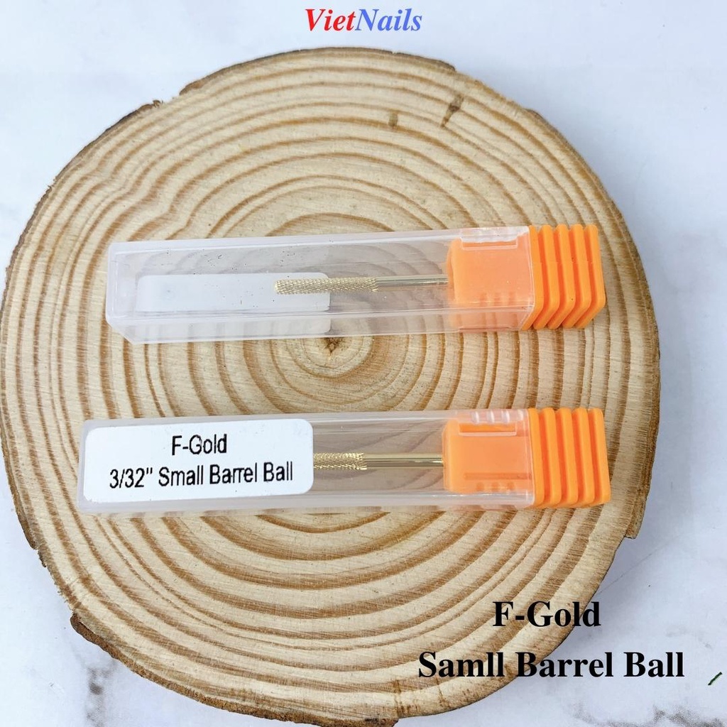 Đầu Gắn Mài Móng - Mài Mịn Mài Phá Móng Hàng Mỹ Màu Gold