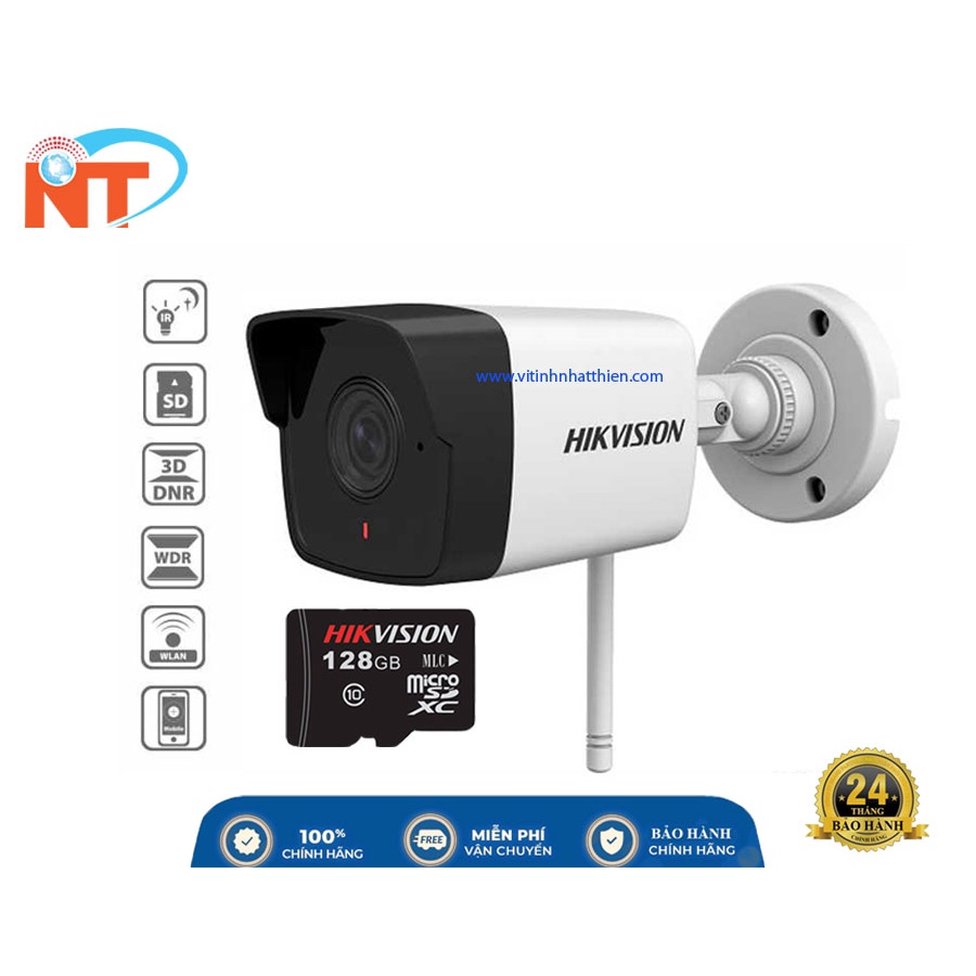 CAMERA IP HỒNG NGOẠI HIKVISION DS-2CV1021G0-IDW1(D) 2.0 MEGAPIXEL, TÍCH HỢP MICRO