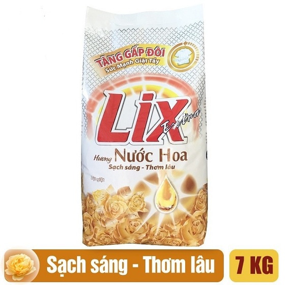 Bột giặt Lix Extra Hương nước hoa 7kg