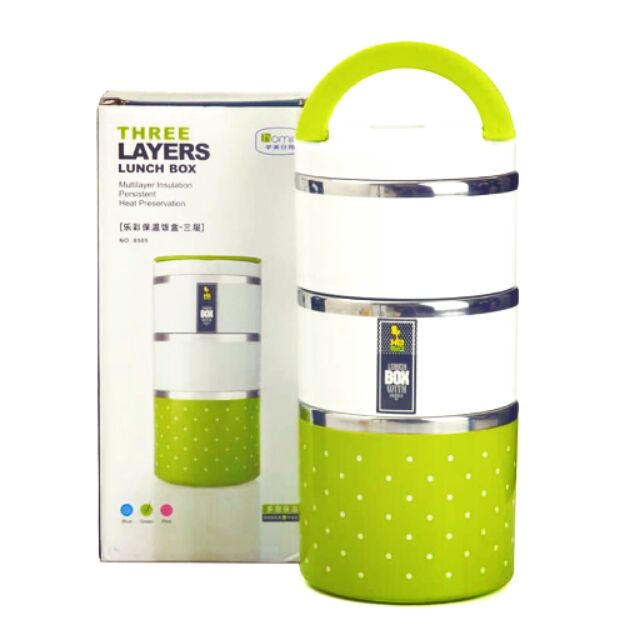 Cặp lồng chấm bi 3 tầng