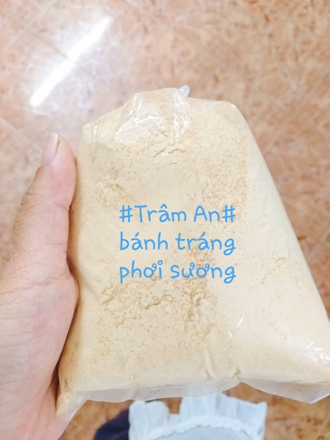 1kg bánh tráng tròn phơi sương và 200g muối tỏi nhuyễn loại I
