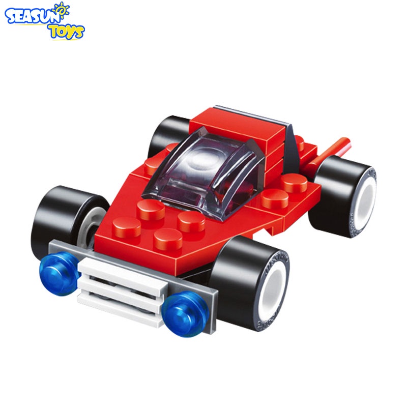 Bộ đồ chơi lắp ráp SEA SUN TOYS mô hình xe đua cảnh sát độc đáo