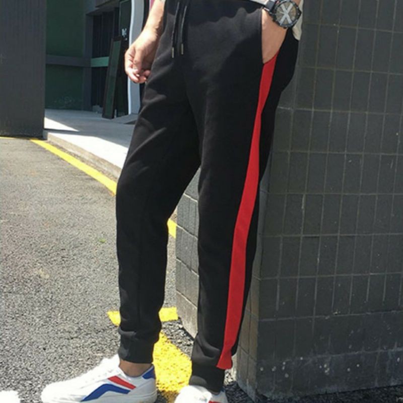 Quần nỉ thể thao phối 3 soc_ảnh thật | BigBuy360 - bigbuy360.vn