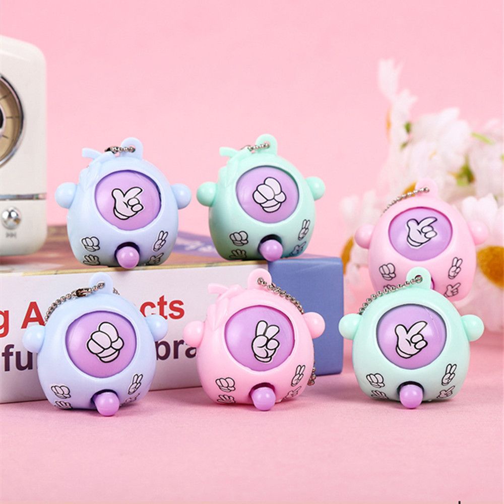 Móc khóa đồ chơi hình quả trứng mini bằng nhựa màu sắc ngẫu nhiên độc đáo