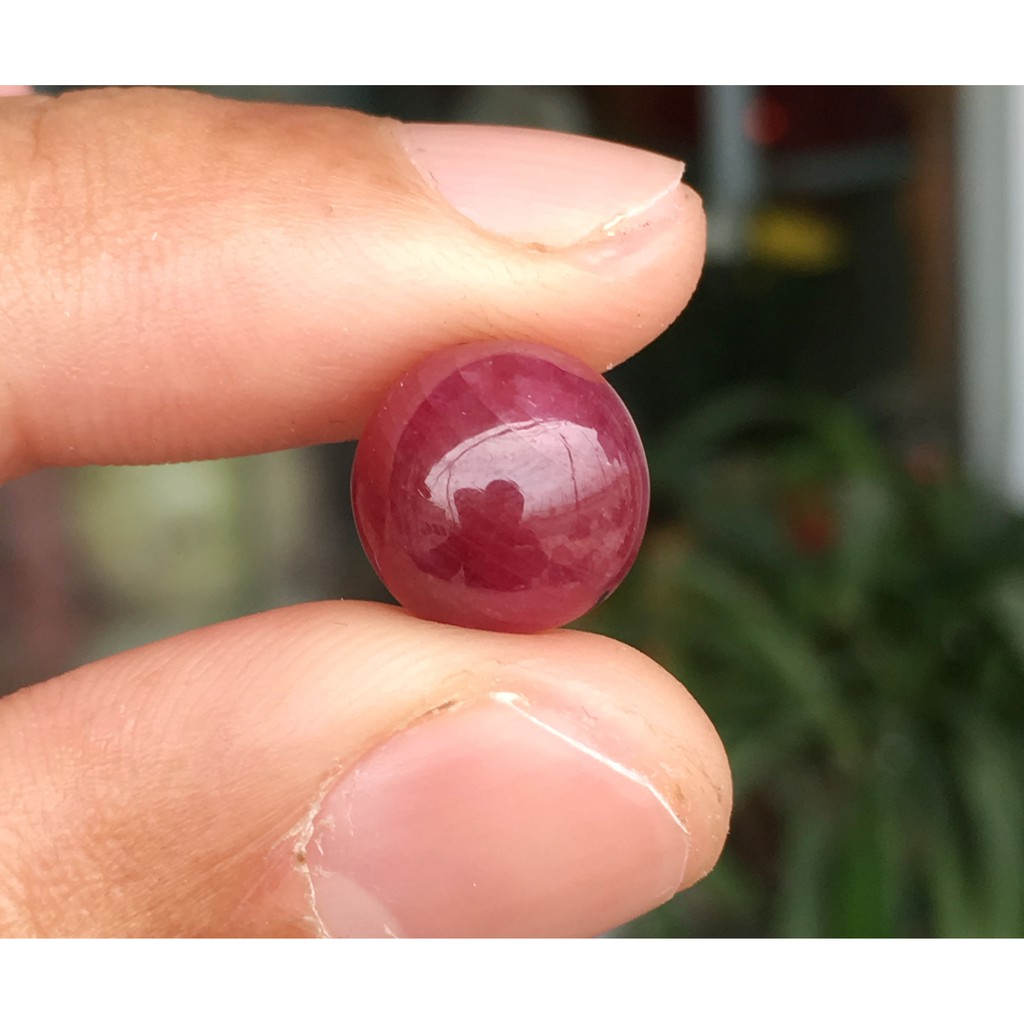 Viên Đá Ruby Tự Nhiên Yên Bái size 13,95ct Làm Mặt Nhẫn, Mặt Dây Chuyền Nam