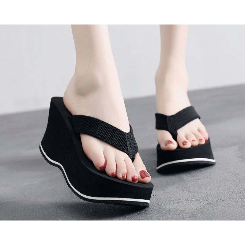 Dép kẹp xốp đế xuồng quai dù lượn sóng 10f
