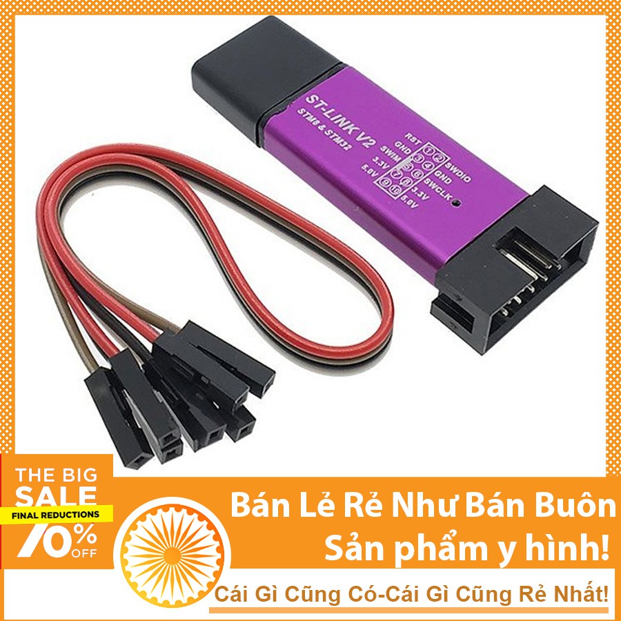 Mạch nạp ST-LINK V2 - Mạch nạp STM8, STM32 | BigBuy360 - bigbuy360.vn