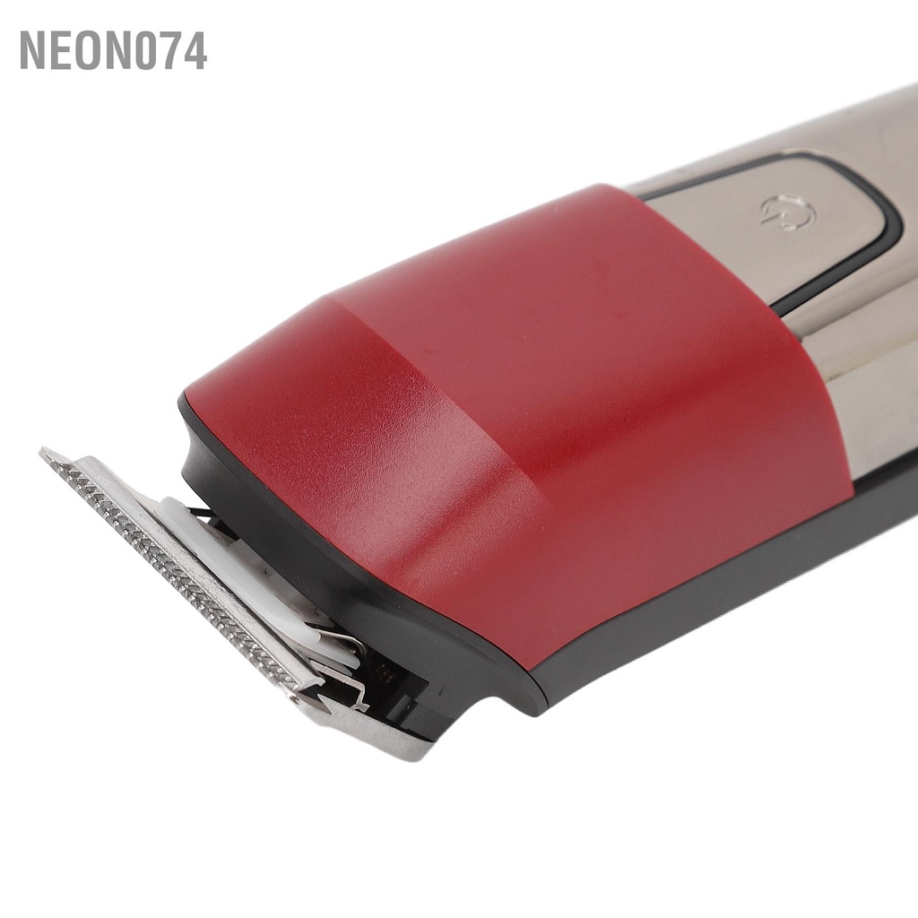Neon074 6 trong 1 Máy tỉa râu điện không dây Bộ dụng cụ chải tóc chuyên nghiệp thấm nước cho nam giới