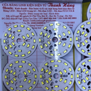 Mâm led tròn 12w chạy qua chấn lưu