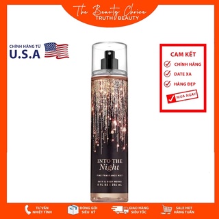 Xịt thơm toàn thân bath & body works - into the night