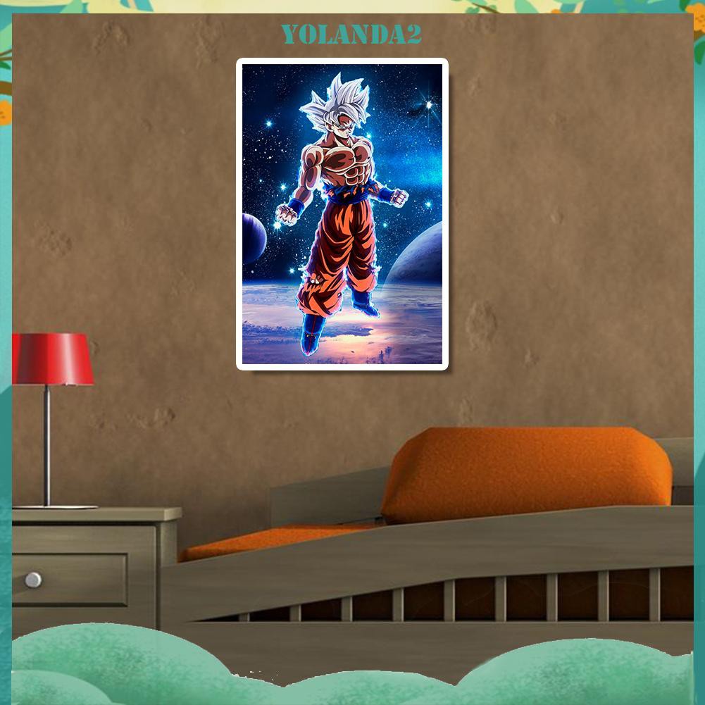 Tranh đính đá 5d tự làm hình nhân vật Dragon Ball