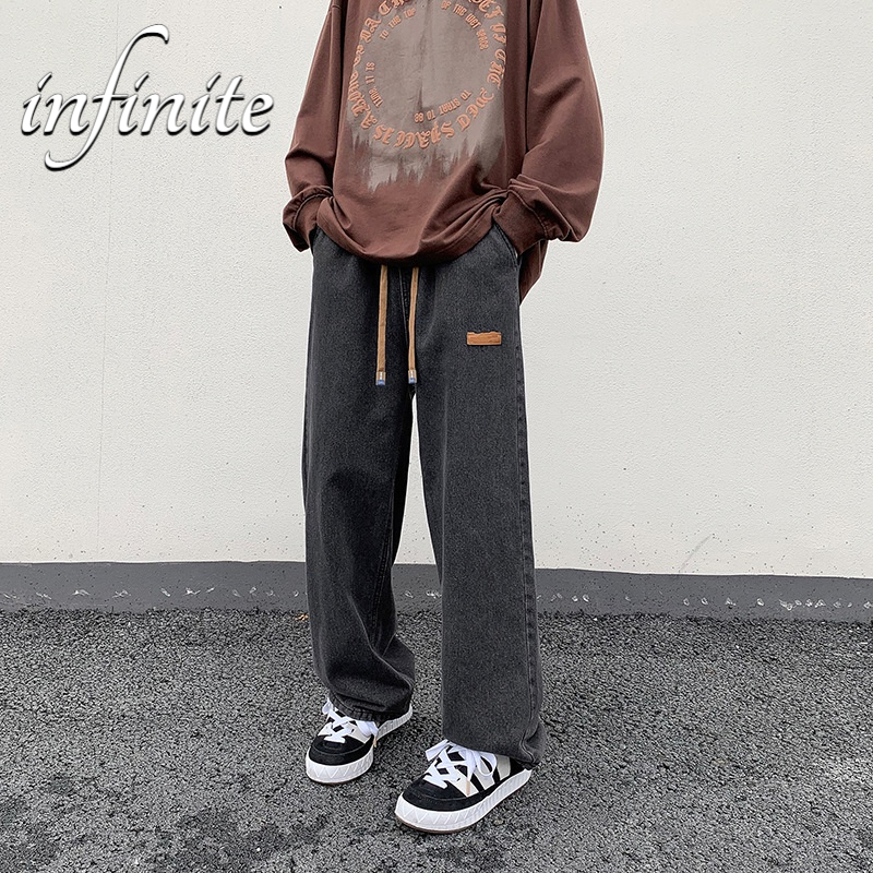 Quần Dài Ống Rộng Phong Cách Đường Phố Nhật Bản Thời Trang Thu Đông Cho Nam
