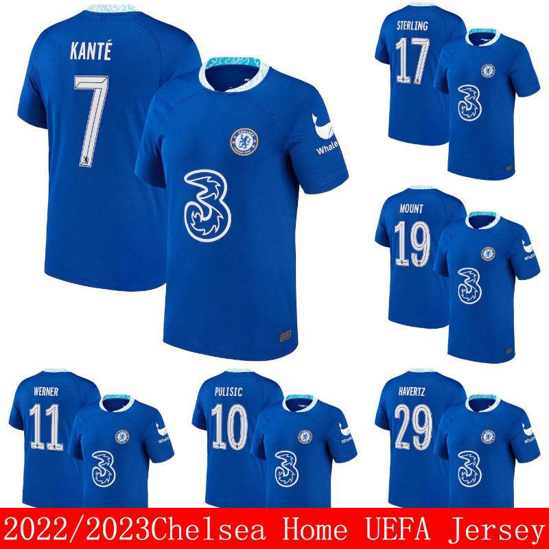 Áo Thun Bóng Đá Cổ Tròn Plus 22-23 Chelsea
