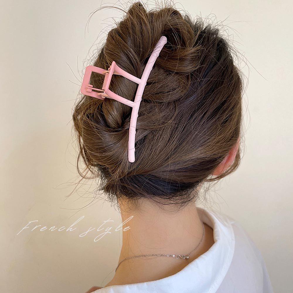 TWINKLE Kẹp Tóc Hình Cá Mập Màu Gradient Thiết Kế Đơn Giản Thời Trang Cho Nữ