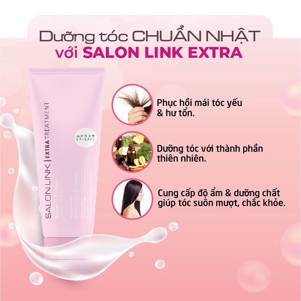 Kem Dưỡng Tóc Kumano Salon link 250g Siêu Dưỡng Phục Hồi Mềm Mượt Tóc