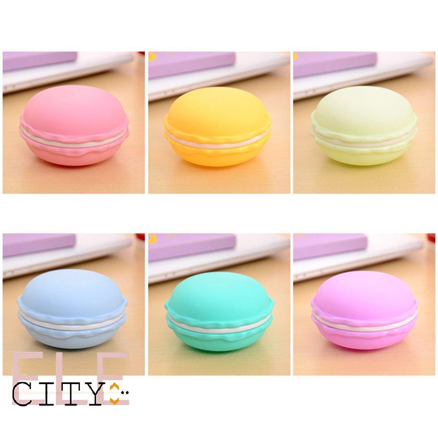 Hộp Đựng Trang Sức Hình Bánh Macaron 16 Ngăn