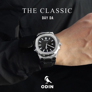 Đồng hồ Nam Classi - ODIN - Vỏ Thép không gỉ- Có Lịch Ngày, Chống Nước 3ATM, Chống Xước ( Bảo hành 365 ngày)