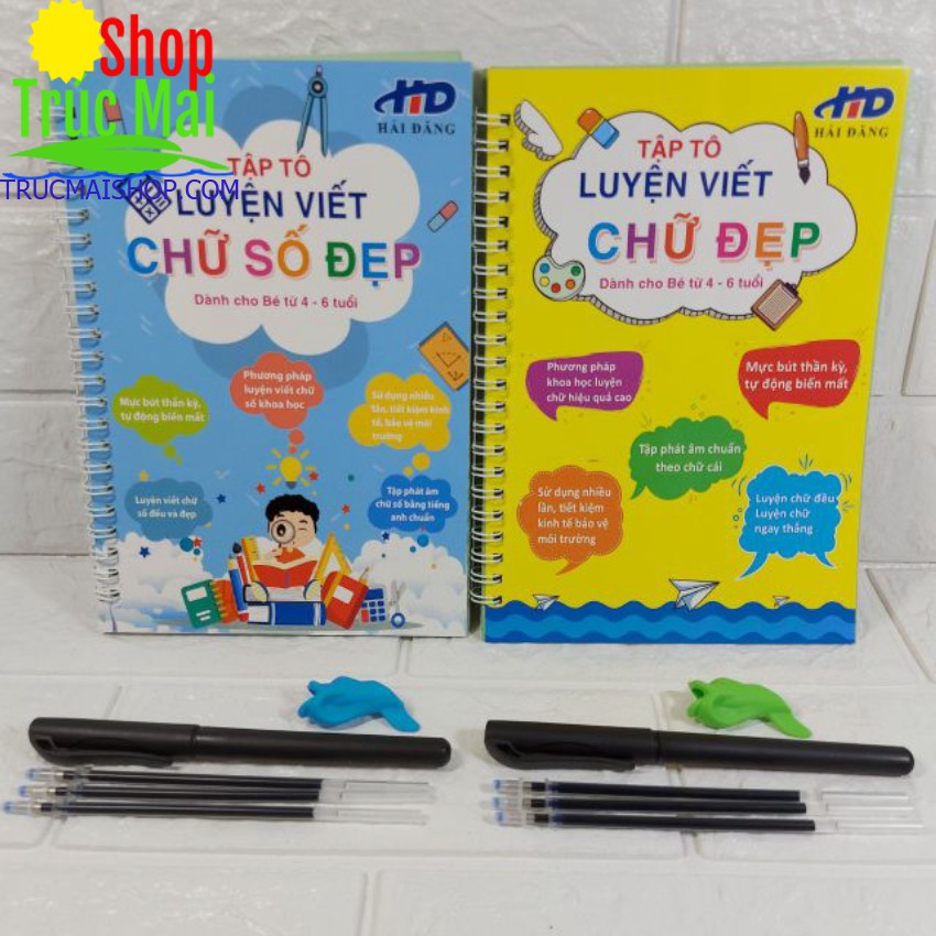 Bộ tô chữ, tô số thông minh tự xóa