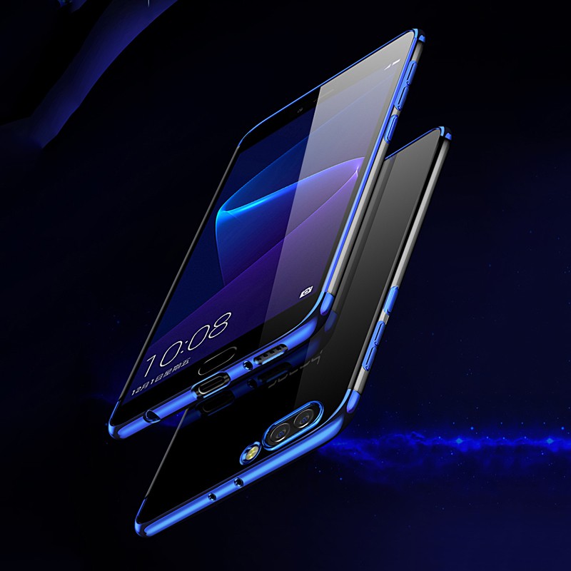 Ốp Điện Thoại Mềm Trong Suốt Mạ Điện Cho huawei nova2i mate 8 9 10 lite pro