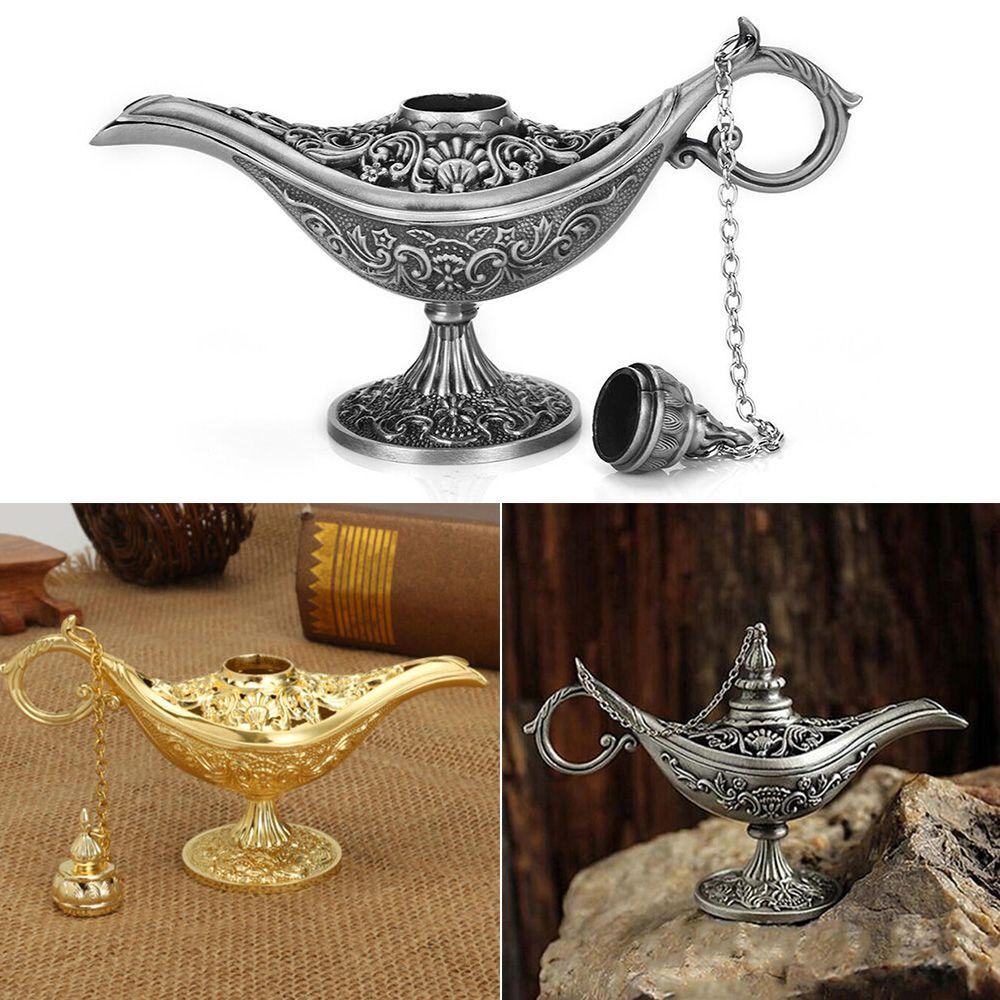 JANE Đèn Thần Aladdin Bằng Hợp Kim Kẽm Phong Cách Retro