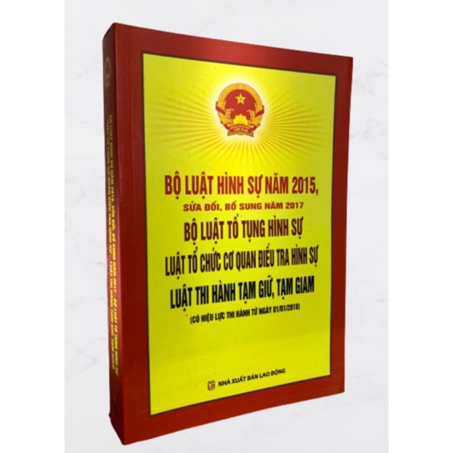 Sách - Bộ luật hình sự 2015 (sửa đổi 2017)- tố tụng hình sự-tổ chức cơ quan điều tra hình sự- thi hành tạm giữ