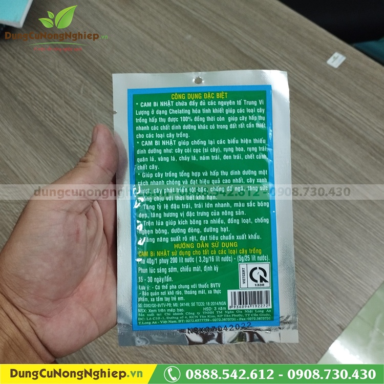 Phân Bón Lá Trung Vi Lượng Cam Bi Nhật 308 Tăng Trưởng Cây Trồng