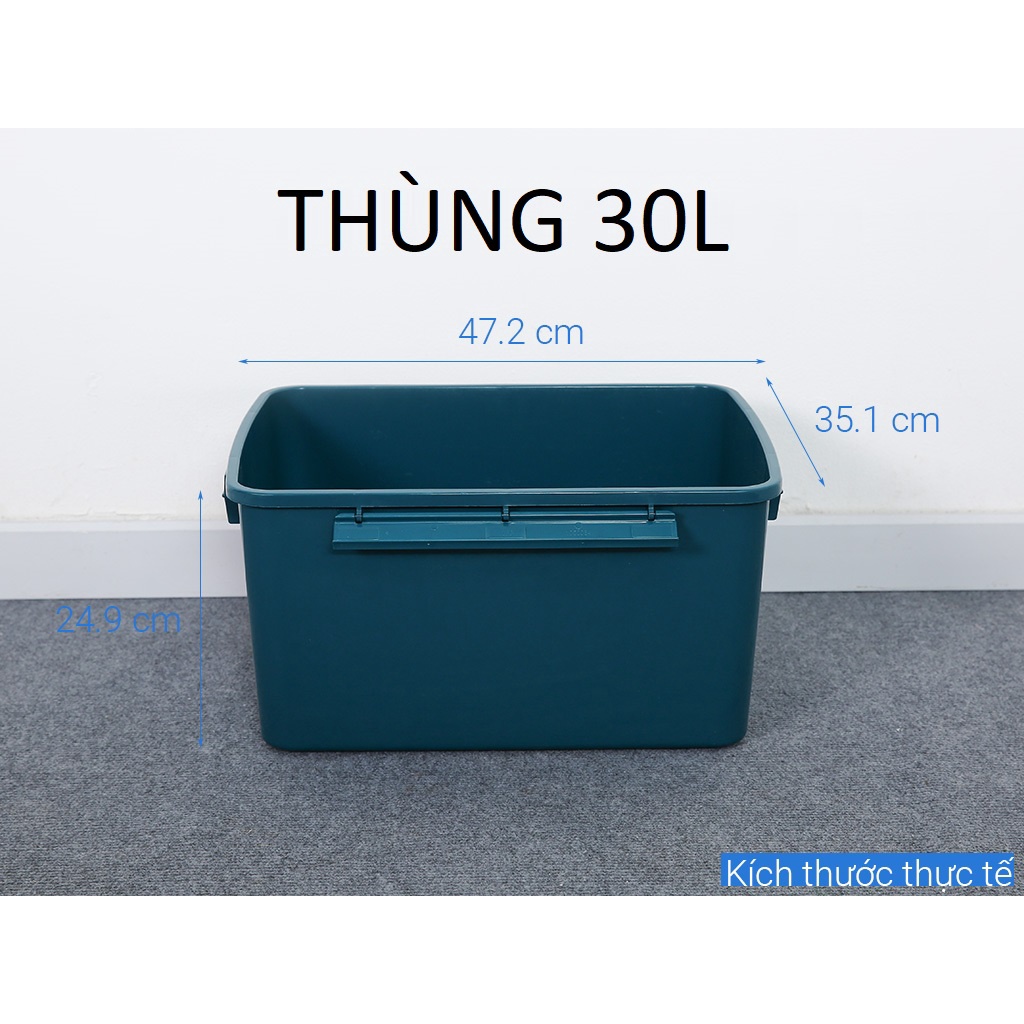 Thùng đa năng INOCHI Notoro, thùng đựng đồ chơi trẻ em, vật dụng, quần áo, nhựa nguyên sinh 10L 18L 30L