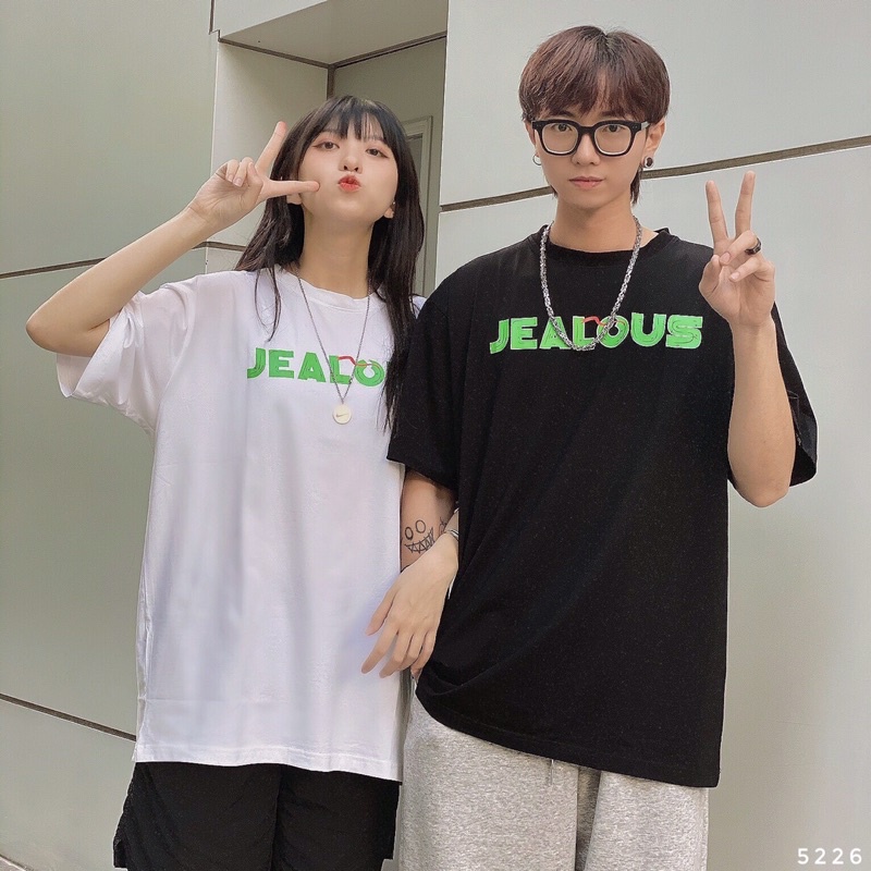 Áo phông unisex, áo thun tay lỡ Serton Fi'di Jealous Product 5226