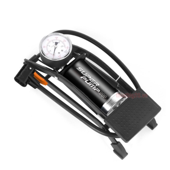 Ống Bơm Đạp Chân 1 Ống Xi Lanh Bee Model BEE FP-9801E , Có Đồng Hồ Đo Áp Suất ,Chất Liệu Hợp Kim Phủ Sơn Tĩnh Điện.