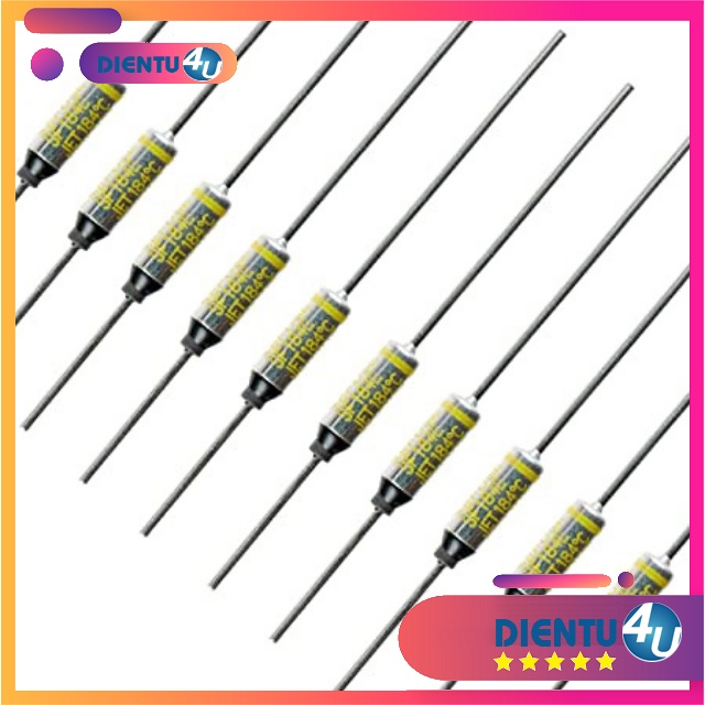Cầu Chì Nhiệt 250V 10A 113°C, 142°C, 184°C, 185°C