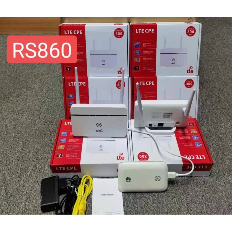 Bộ Phát Wifi từ sim 3G/ 4G RS311 Tốc độ 300Mbps. Kết nối 32 thiết bị, 2 râu wifi. Có cổng lan