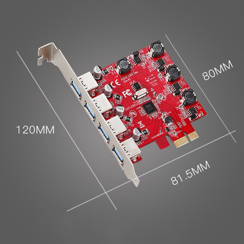 Bộ Chuyển Đổi Thẻ Mở Rộng Pcie Sang 4 Cổng Usb | BigBuy360 - bigbuy360.vn
