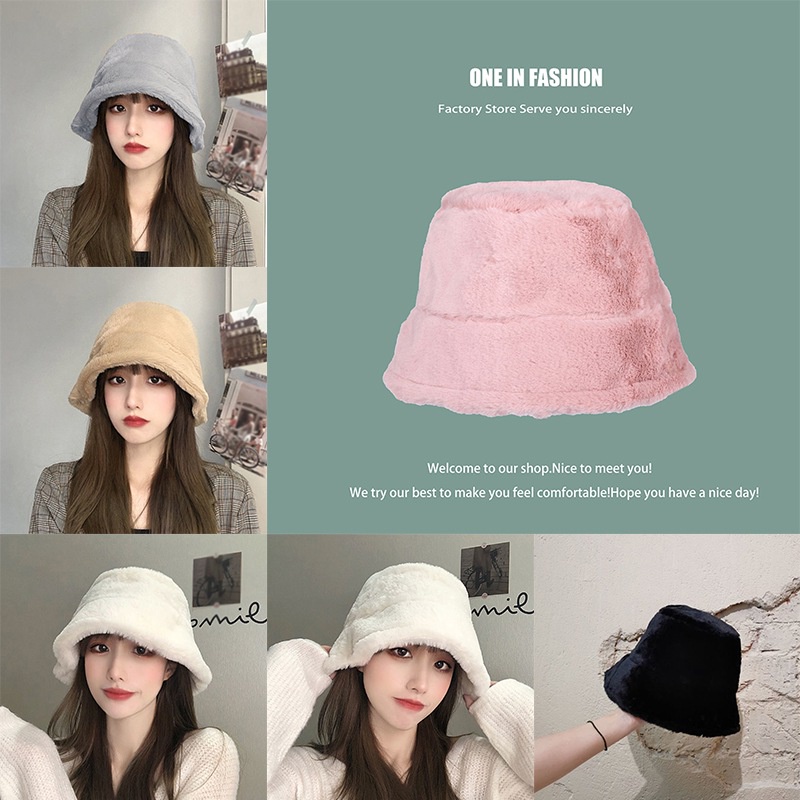 Mũ xô chống gió mùa đông màu trơn cho phụ nữ