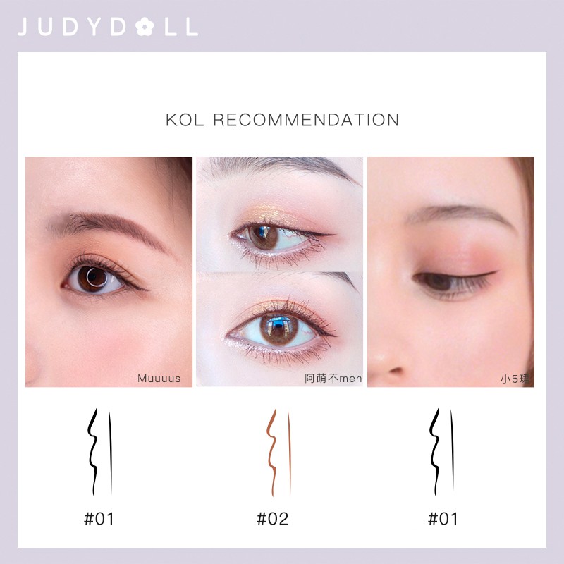 Kẻ mắt dạng nước Judydoll mảnh mượt lâu trôi với 4 màu tùy chọn 0.5ml