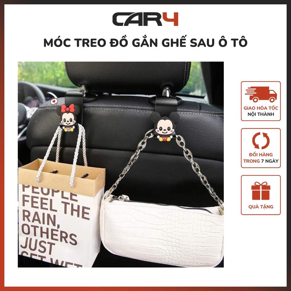 Móc treo đồ gắn ghế ô tô Car4 - (KM Khai Trương)