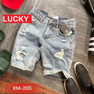 QUẦN SHORT NAM RÁCH CHẤT BÒ CAO CẤP KIỂU HÀN QUỐC VS205 LUCKY SHOP