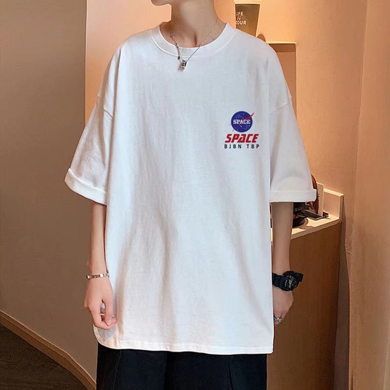 Áo Thun Dáng Rộng In Hình Gấu Phong Cách Hip Hop Hàn Quốc Thời Trang Mùa Hè Cho Nam Và Nữ M-8XL