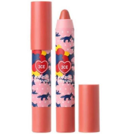 Son 3CE Maison Kitsune Velvet Lip Crayon