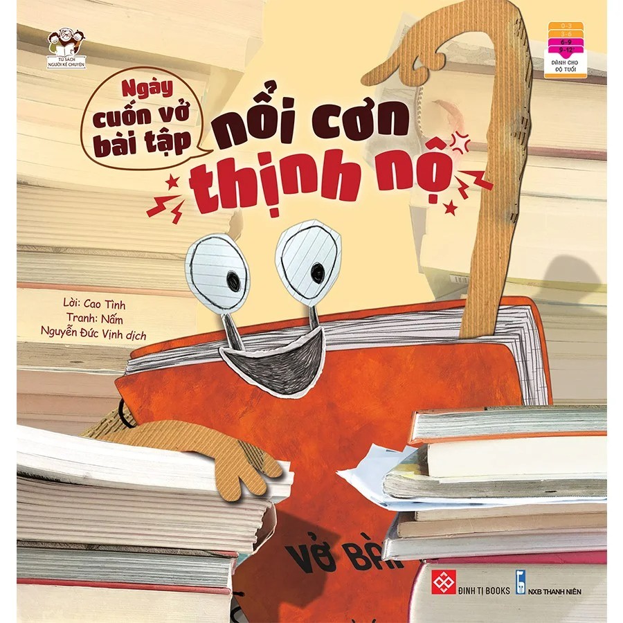 Sách - Ngày cuốn vở bài tập nổi cơn thịnh nộ