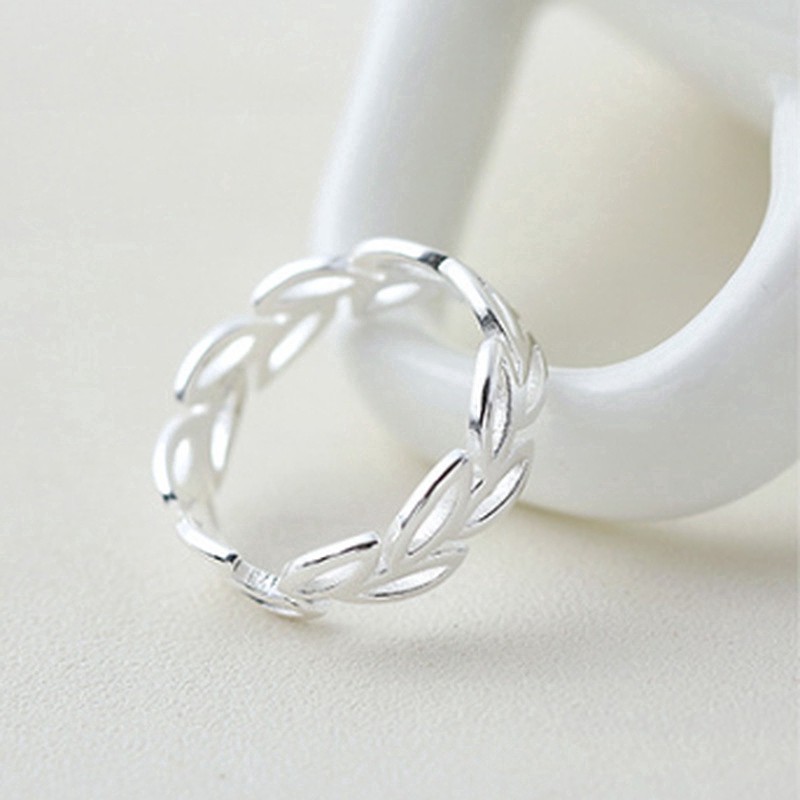 Nhẫn bạc 925 hình chiếc lá thời trang cho nữ 2020 ANTA Jewelry ATJ3048