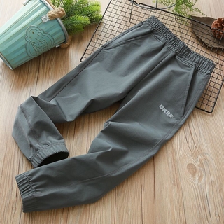 Boys' summer anti-mosquito pants new overalls quick-drying sweatpants