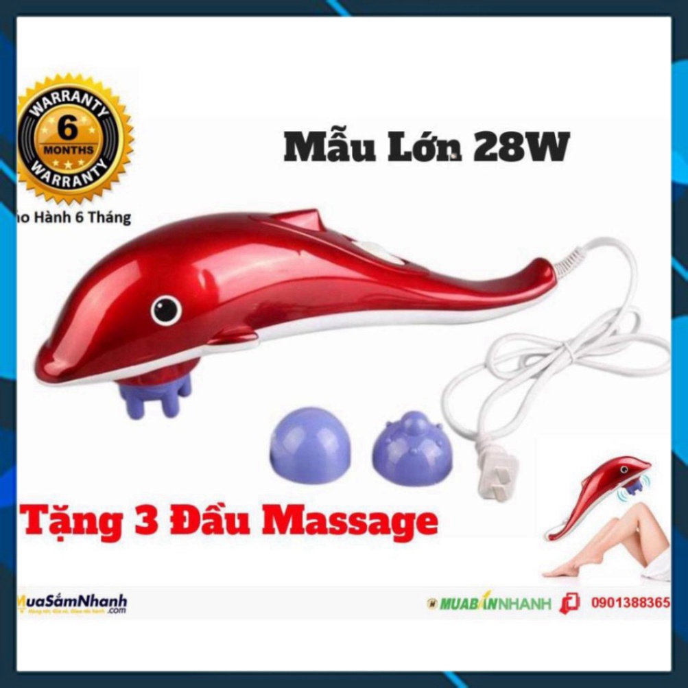 Máy Massage Đấm Bóp toàn cơ thể đa năng Dolphin, Máy mát xa cá heo đa năng | (TT65)