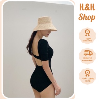 Đồ bơi 1 mảnh [H&H] đồ bơi liền thân nữ làm đồng phục đi biển BK7