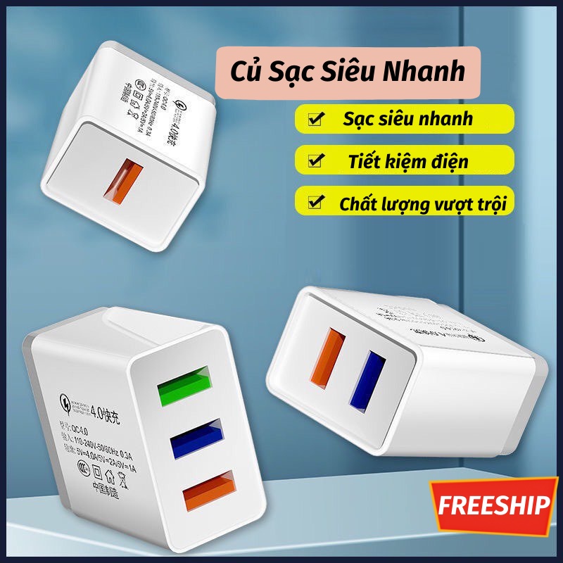 Củ Sạc TypeC Sạc Nhanh Tích Hợp Nhiều Cổng Nhỏ Gọn Sang Trọng LEON OFFICIAL