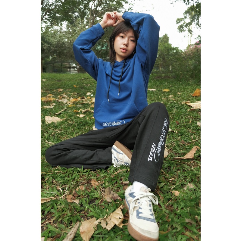 THELSTUDIOS - Áo Hoodie Nỉ Basic thêu logo Apparel