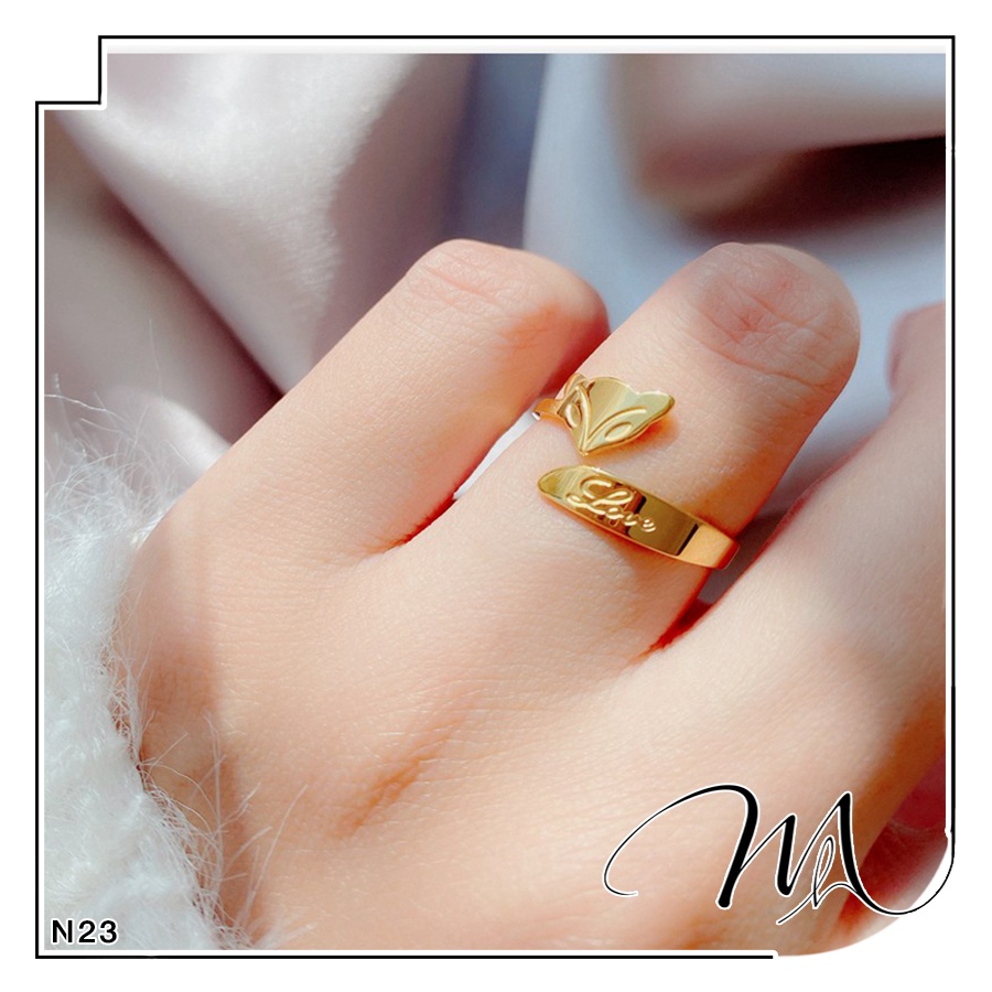 Nhẫn nữ Titan không gỉ freesize hình hồ ly chiêu tài lộc - Măng’s House N23