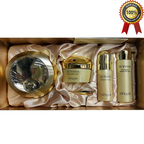 Set dưỡng da Isa Knox - Te'rvina The Golden Cream Set (4 Sản Phẩm)